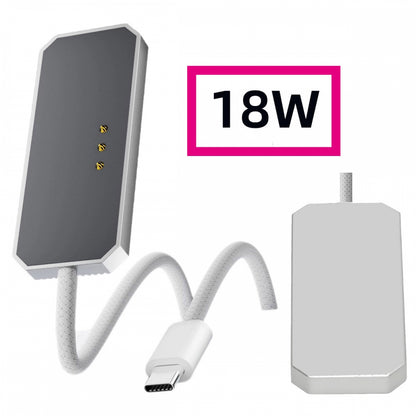 USB-C to Magnetic Charge Cable Compatible with iPad Air 10.9" & 11" (M2 M3 2020-2025) Pro 11" (2018-2022) 18W Fast Charging Smart Connector Alloy Charging 2-Meters