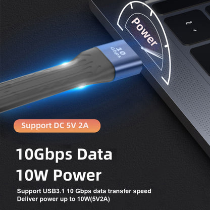 10Gbps USB 3.1 Type C Female to USB3.0 OTG Type A Female Flat Slim FPC Data Cable 13cm for Laptop Phone