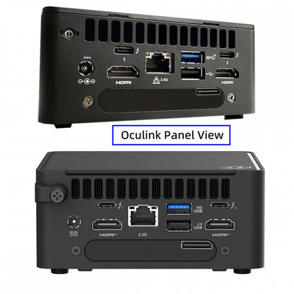 2280 PCI-E5.0 4.0 M.2 M-key NVME to Oculink SFF-8612 SFF-8611 & SSD Host Adapter with for NUC15 Pro Mini PC Computer Tall Type NUC15CRH