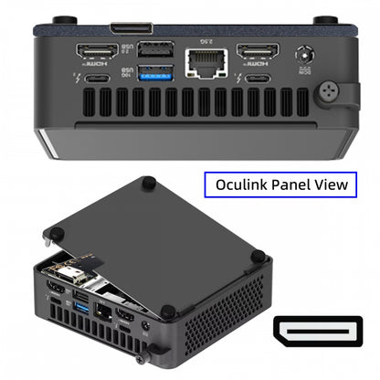 2280 PCI-E 5.0 4.0 M.2 M-key NVME to Oculink SFF-8612 SFF-8611 & SSD Host Adapter with for NUC15 Pro Mini PC Computer Slim Type NUC15CRK