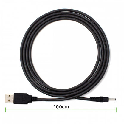 DC 3.5x1.35mm Plug to USB Type-A Power Charge Cable 100cm for DC 5V Desk Lamp Fan Camera