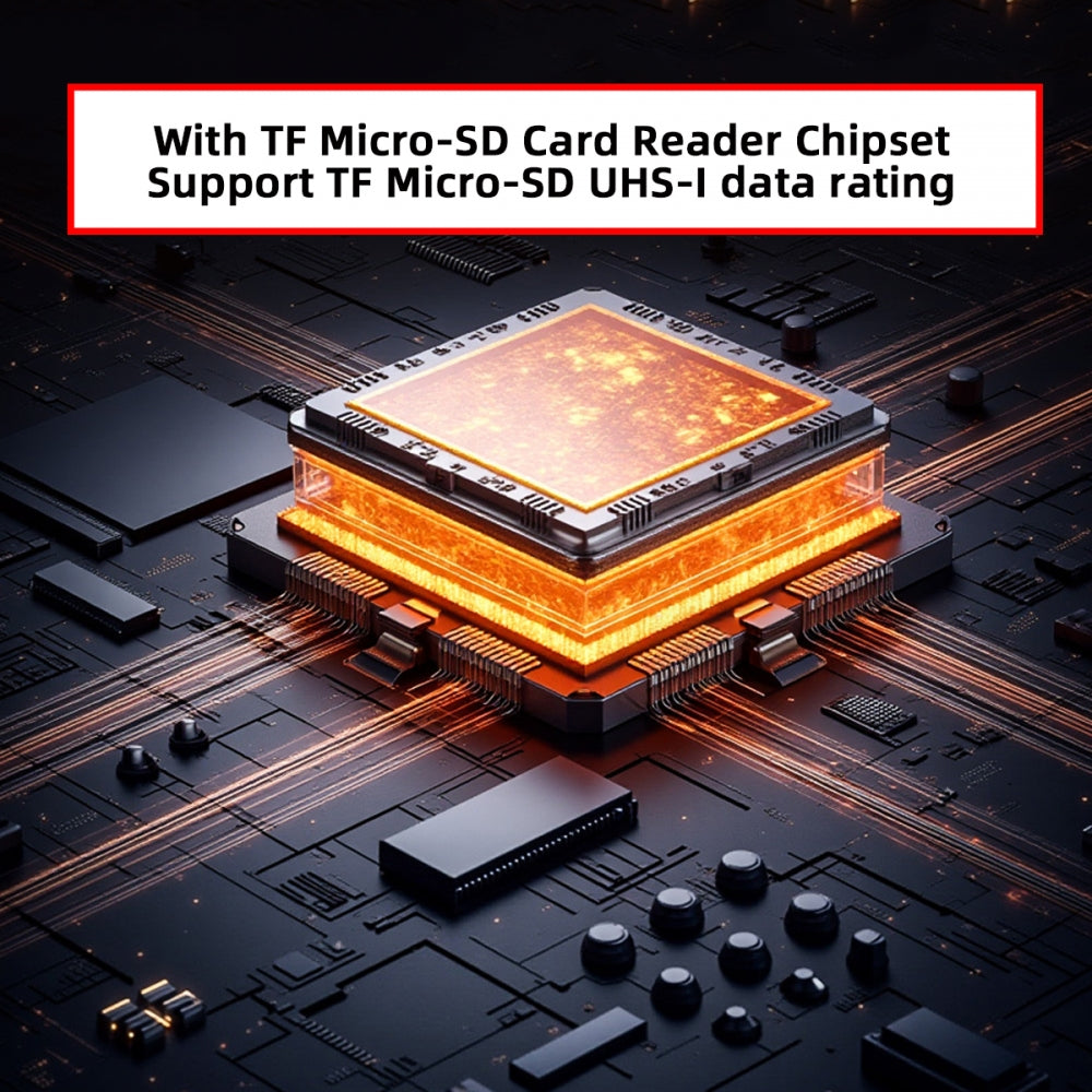 USB-C Type-C Host to 480Mbps TF Micro-SD T-Flash Card Reader OTG & 100W PD Power Adapter for Laptop Tablet Phone