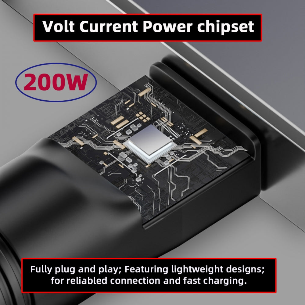 180W 200W Power DC Jack 4.5*3.0mm Input to Flow 14 16 Air Rectangle Plug Charge Adapter Compatible with ROG Laptop