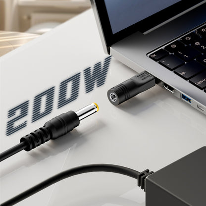 180W 200W Power DC Jack 6.0*1.4mm Input to Flow 14 16 Air Rectangle Plug Charge Adapter Compatible with ROG Laptop