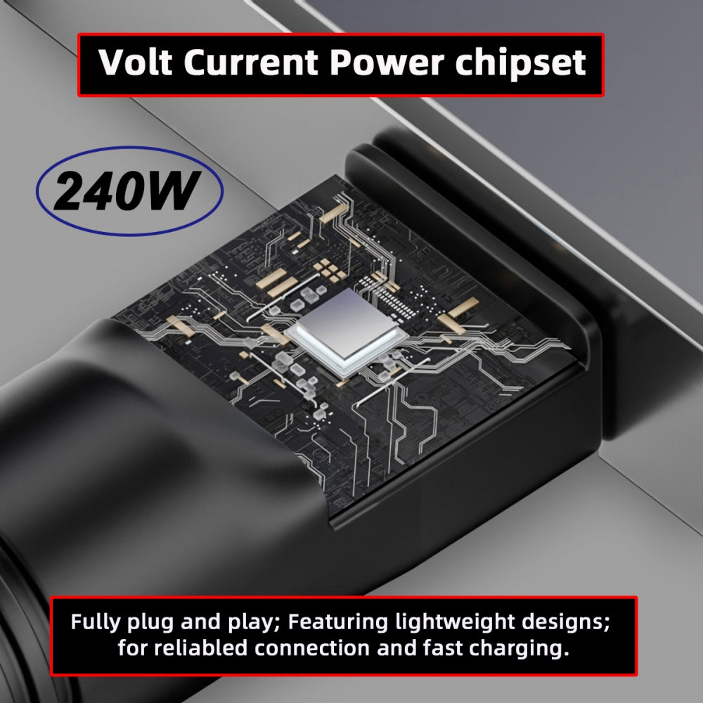 240W Power DC Jack 6.0*1.4mm Input to Flow Z13 14 16 Air Rectangle Plug Charge Adapter Compatible with ROG Laptop