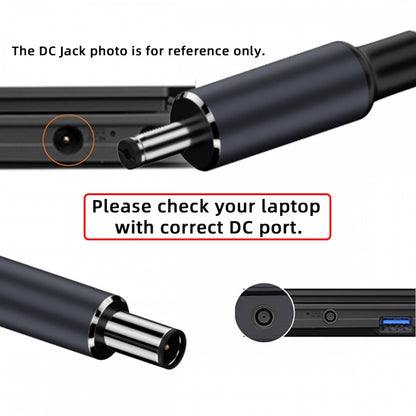 100W Type-C USB-C Female Input to DC 5.5*2.5mm Plug Output Power 20V 5A PD Charge Cable 16cm for Laptop