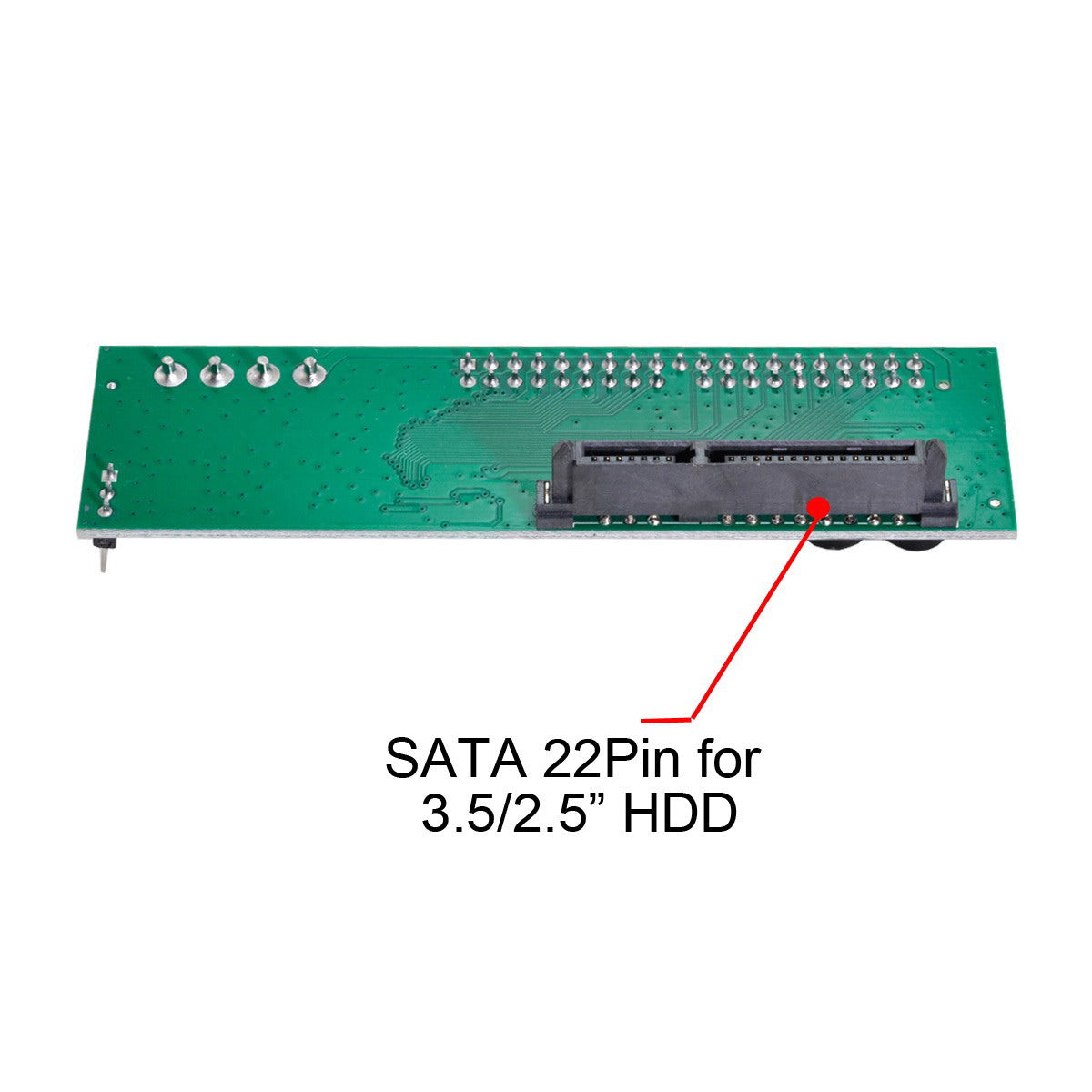 Cablecc SATA to IDE/PATA 40Pin PCBA converter adapter, compatible with desktop 2.5-inch and 3.5-inch HDD